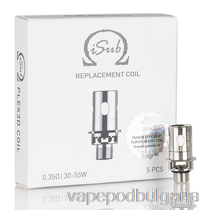 Vape Bulgaria Innokin Isub B Plex3d резервни бобини 0.35ohm бобини